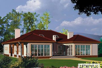  Projekt domu Staszka (WRC2293) - projekt domu parterowego - Zdjęcie 2