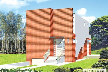  Projekt domu Stefan (WRC2296) - projekt domu z pełnym piętrem - Zdjęcie 1