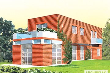  Projekt domu Stefan (WRC2296) - projekt domu z pełnym piętrem - Zdjęcie 2