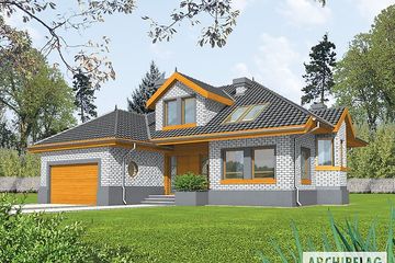  Projekt domu Sofia (WRC2305) - projekt domu parterowego z poddaszem - Zdjęcie 2