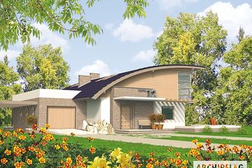  Projekt domu Tomasz (WRC2318) - projekt domu parterowego z poddaszem - Zdjęcie 1