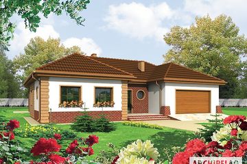  Projekt domu Teosia II G1 (WRC2323) - projekt domu parterowego - Zdjęcie 1