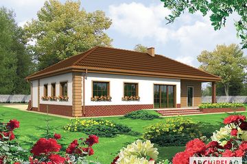  Projekt domu Teosia II G1 (WRC2323) - projekt domu parterowego - Zdjęcie 2