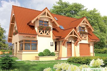  Projekt domu Tala (WRC2327) - projekt domu parterowego z poddaszem - Zdjęcie 1