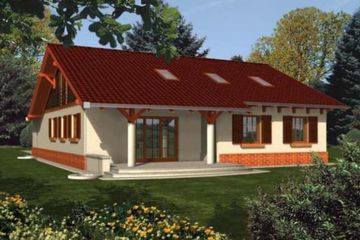  Projekt domu MIŁKA II (WRA1275) - projekt domu parterowego - Zdjęcie 2