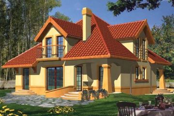  Projekt domu APOLONIA (WRA1278) - projekt domu parterowego z poddaszem - Zdjęcie 1