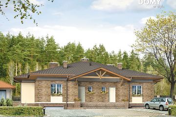  Projekt domu Turkus (BSA1183) - projekt domu parterowego - Zdjęcie 1