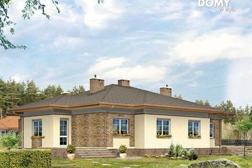  Projekt domu Turkus (BSA1183) - projekt domu parterowego - Zdjęcie 2