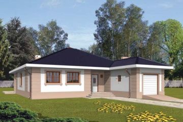  Projekt domu IRMA II (WRA1293) - projekt domu parterowego - Zdjęcie 1