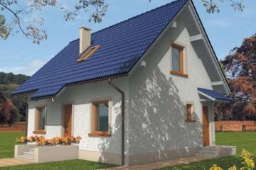  Projekt domu CELINKA (WRA1295) - projekt domu parterowego z poddaszem - Zdjęcie 1