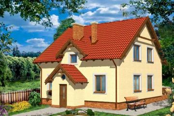  Projekt domu GRADO (KRH1058) - projekt domu parterowego z poddaszem - Zdjęcie 1