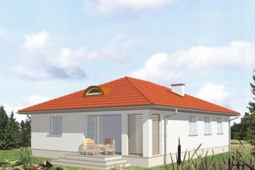  Projekt domu GRAF (KSA1248) - projekt domu parterowego - Zdjęcie 2