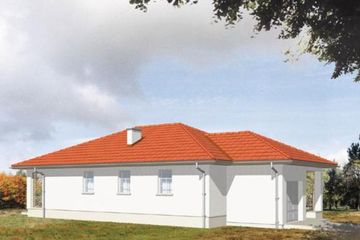  Projekt domu REN (KSA1253) - projekt domu parterowego - Zdjęcie 2