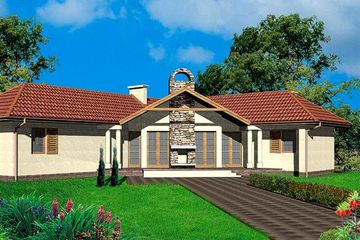  Projekt domu przy Laurowej (KRK1006) - projekt domu parterowego - Zdjęcie 1