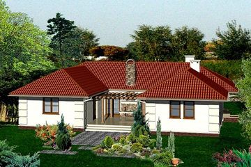  Projekt domu przy Żonkilowej (KRK1021) - projekt domu parterowego - Zdjęcie 1