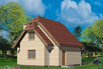  Projekt domu UPB - G02 (KRK1062) - projekt domu parterowego - Zdjęcie 2