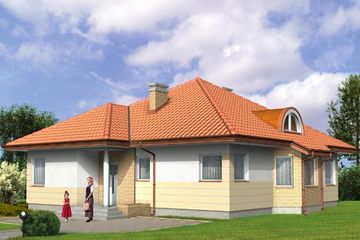  Projekt domu HOBBIT (BSB1002) - projekt domu parterowego - Zdjęcie 1