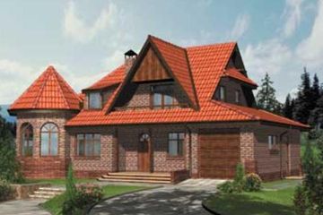  Projekt domu ZAMECZEK EKO (KRD1491) - projekt domu parterowego z poddaszem - Zdjęcie 1
