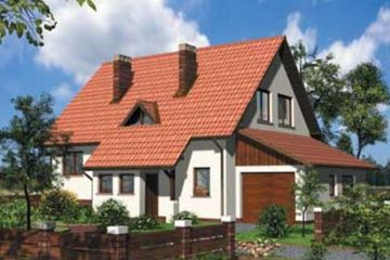  Projekt domu KRAB 2 EKO (KRD1501) - projekt domu parterowego z poddaszem - Zdjęcie 1