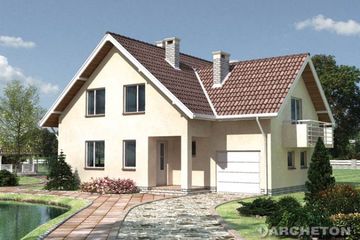  Projekt domu OLIWIN (KRD1541) - projekt domu parterowego z poddaszem - Zdjęcie 2