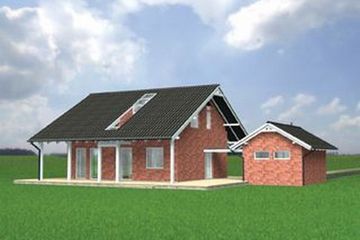  Projekt domu Rebus (KRD1562) - projekt domu parterowego z poddaszem - Zdjęcie 2