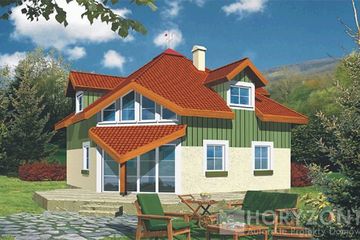  Projekt domu KARO A (WRD1112) - projekt domu parterowego z poddaszem - Zdjęcie 2