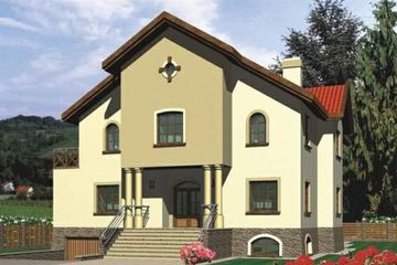  Projekt domu IZABELA II (WRA1180) - projekt domu parterowego z poddaszem - Zdjęcie 2