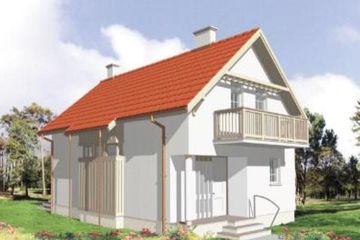  Projekt domu CZAPLA (KSA1267) - projekt domu parterowego z poddaszem - Zdjęcie 1