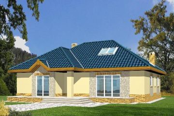  Projekt domu MAJA (WRD1113) - projekt domu parterowego z poddaszem - Zdjęcie 2