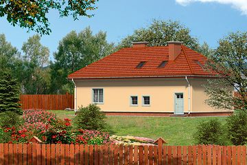  Projekt domu Porto (KRH1116) - projekt domu parterowego z poddaszem - Zdjęcie 2