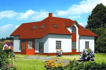  Projekt domu B 21 (KRA1082) - projekt domu parterowego z poddaszem - Zdjęcie 1