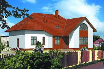  Projekt domu B 21 (KRA1082) - projekt domu parterowego z poddaszem - Zdjęcie 2