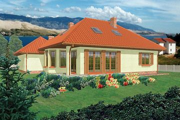  Projekt domu CIS 84 (WRO1001) - projekt domu parterowego z poddaszem - Zdjęcie 2