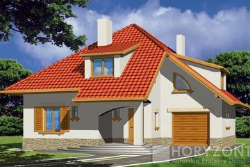  Projekt domu ULA A (WRD1135) - projekt domu parterowego z poddaszem - Zdjęcie 1