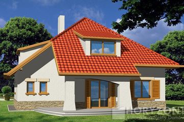  Projekt domu ULA A (WRD1135) - projekt domu parterowego z poddaszem - Zdjęcie 2