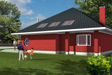  Projekt domu CASABLANCA 2 (WAG1001) - projekt domu parterowego z poddaszem - Zdjęcie 2