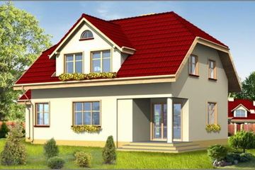  Projekt domu Pogodny (WAH1016) - projekt domu parterowego z poddaszem - Zdjęcie 2