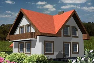  Projekt domu Jut (SLB1008) - projekt domu parterowego z poddaszem - Zdjęcie 2