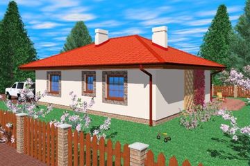  Projekt domu Gry (SLB1015) - projekt domu parterowego - Zdjęcie 2