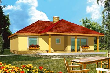  Projekt domu Milena bez garażu (WRX1018) - projekt domu parterowego - Zdjęcie 1
