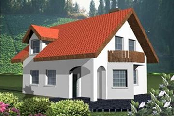  Projekt domu ZNI (SLB1029) - projekt domu parterowego z poddaszem - Zdjęcie 1