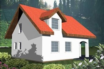  Projekt domu ZNI (SLB1029) - projekt domu parterowego z poddaszem - Zdjęcie 2