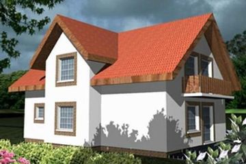  Projekt domu ZAL (SLB1031) - projekt domu parterowego z poddaszem - Zdjęcie 2