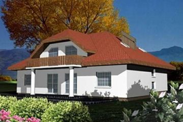  Projekt domu OSL (SLB1035) - projekt domu parterowego z poddaszem - Zdjęcie 2