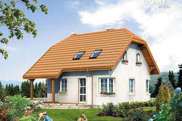  Projekt domu Aśka (BSA1230) - projekt domu parterowego z poddaszem - Zdjęcie 2