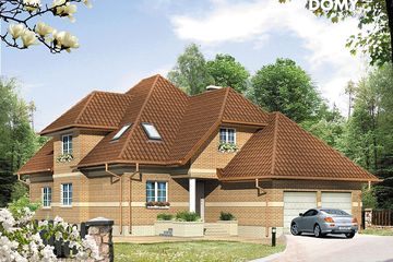  Projekt domu Bora 2 (BSA1239) - projekt domu parterowego z poddaszem - Zdjęcie 1