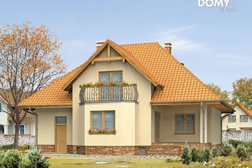  Projekt domu Gama 2 (BSA1253) - projekt domu parterowego z poddaszem - Zdjęcie 2