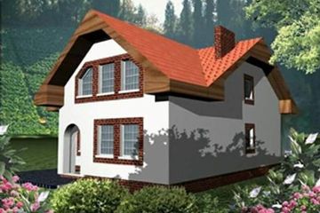  Projekt domu SOJ (SLB1039) - projekt domu parterowego z poddaszem - Zdjęcie 2