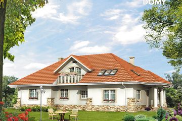  Projekt domu Wulkan (BSA1293) - projekt domu parterowego z poddaszem - Zdjęcie 2