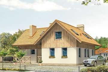  Projekt domu Akacja 2 (BSA1297) - projekt domu parterowego z poddaszem - Zdjęcie 1